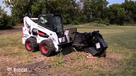 skid steer stump grinder attachment|bobcat mt100 stump grinder attachment.